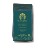 The Mental Bar Single Origin Coffee Sample Pack featuring six 2-ounce coffee bags of ground coffee.