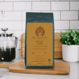 Bag of brazil coffee on counter