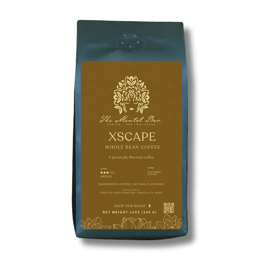 Xscape bold dark roast coffee with smoky and adventurous flavors.